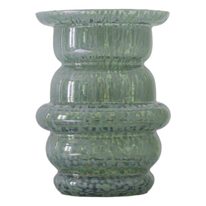 Cosin - Florero de cristal con motas Dome | Verde