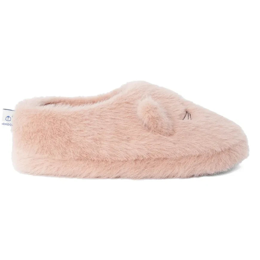 Liewood - Pantuflas de gato Aviaja hechas con fibras recicladas | Rosa