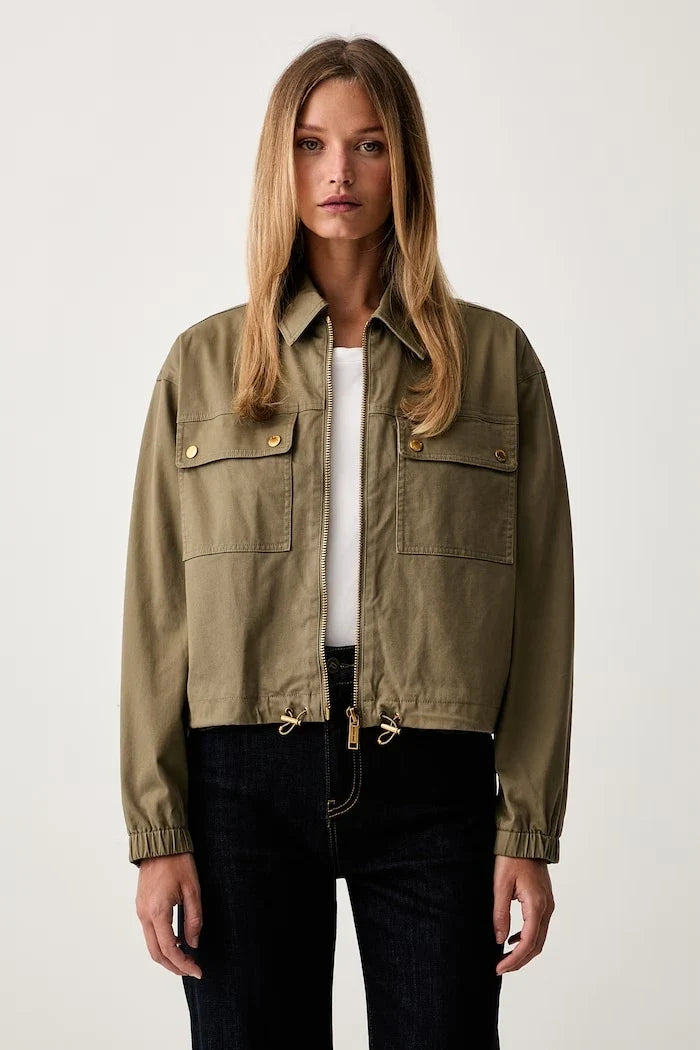 Chaqueta corta de mujer MICHAEL Michael Kors de algodón