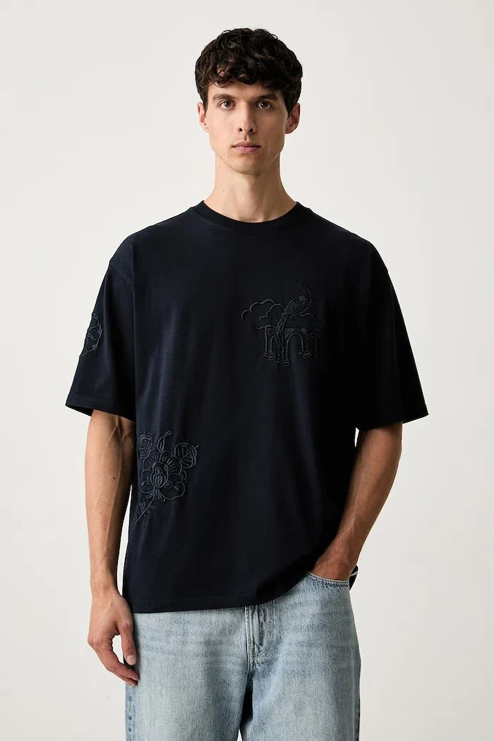 Scotch & Soda Camiseta de algodón para hombre