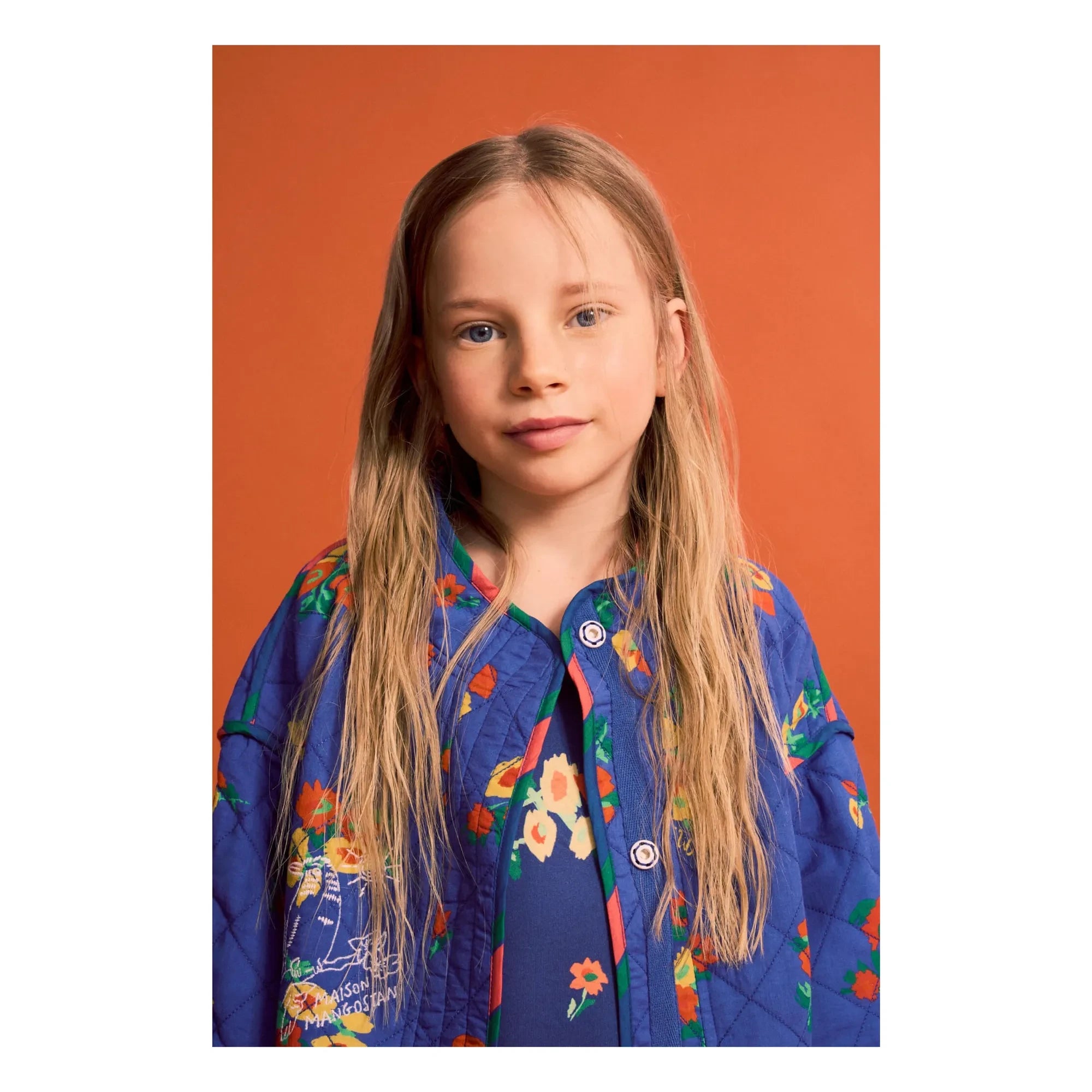 Maison Mangostan - Vestido Estampado Floral | Azul