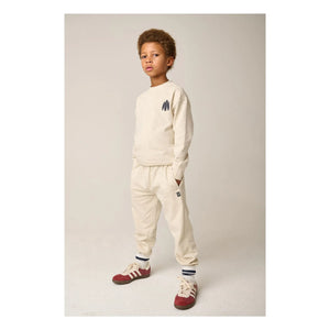 Tumble N'Dry - Sudadera oversize de algodón orgánico Seashore | Blanco jaspeado