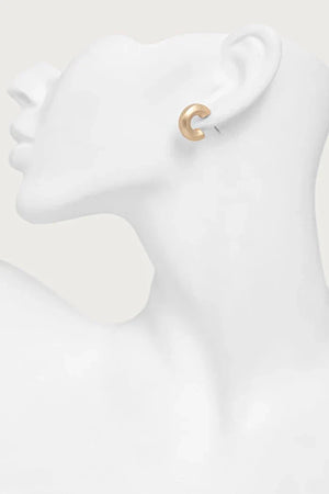 Pendientes metálicos AllSaints para mujer