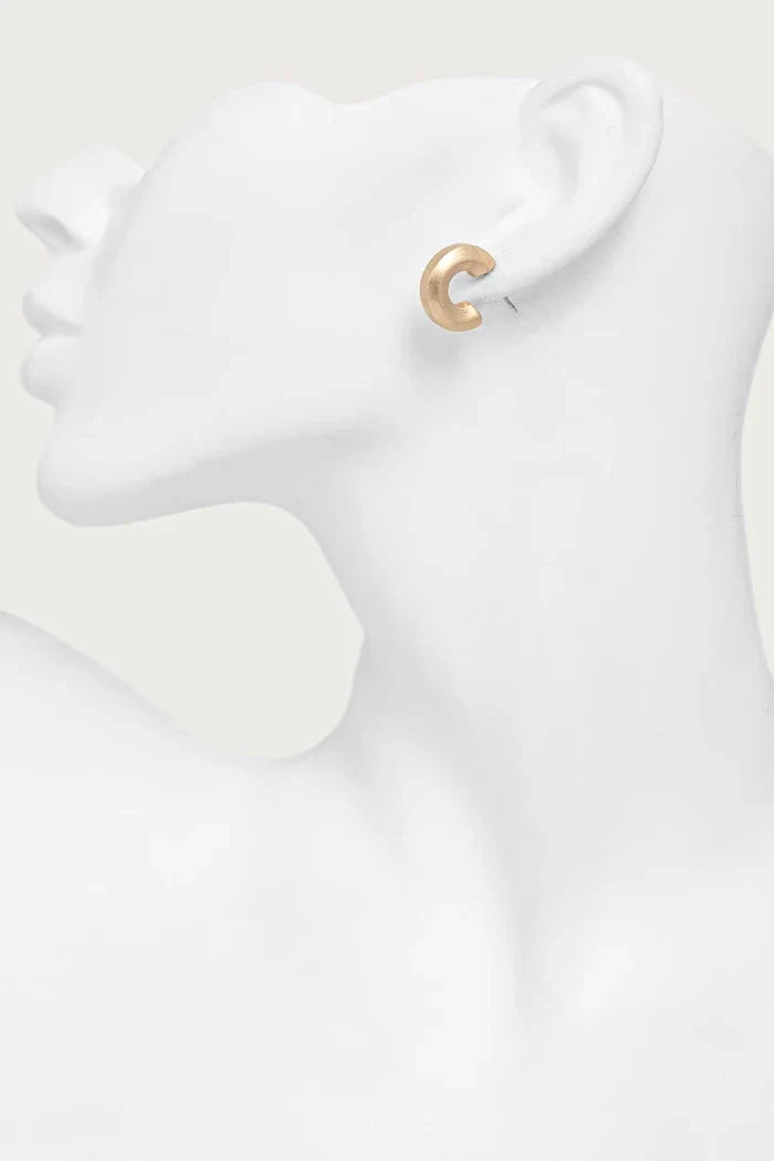 Pendientes metálicos AllSaints para mujer