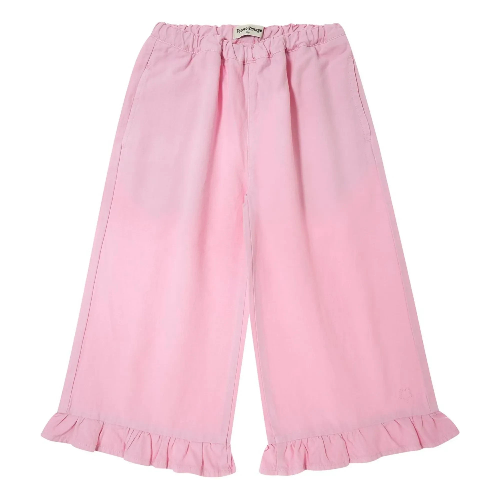 Tocoto Vintage - Pantalón con volantes | Lila