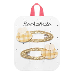 Rockahula Kids - Set de 2 pinzas para el pelo Beryl Abeilles | Dorado