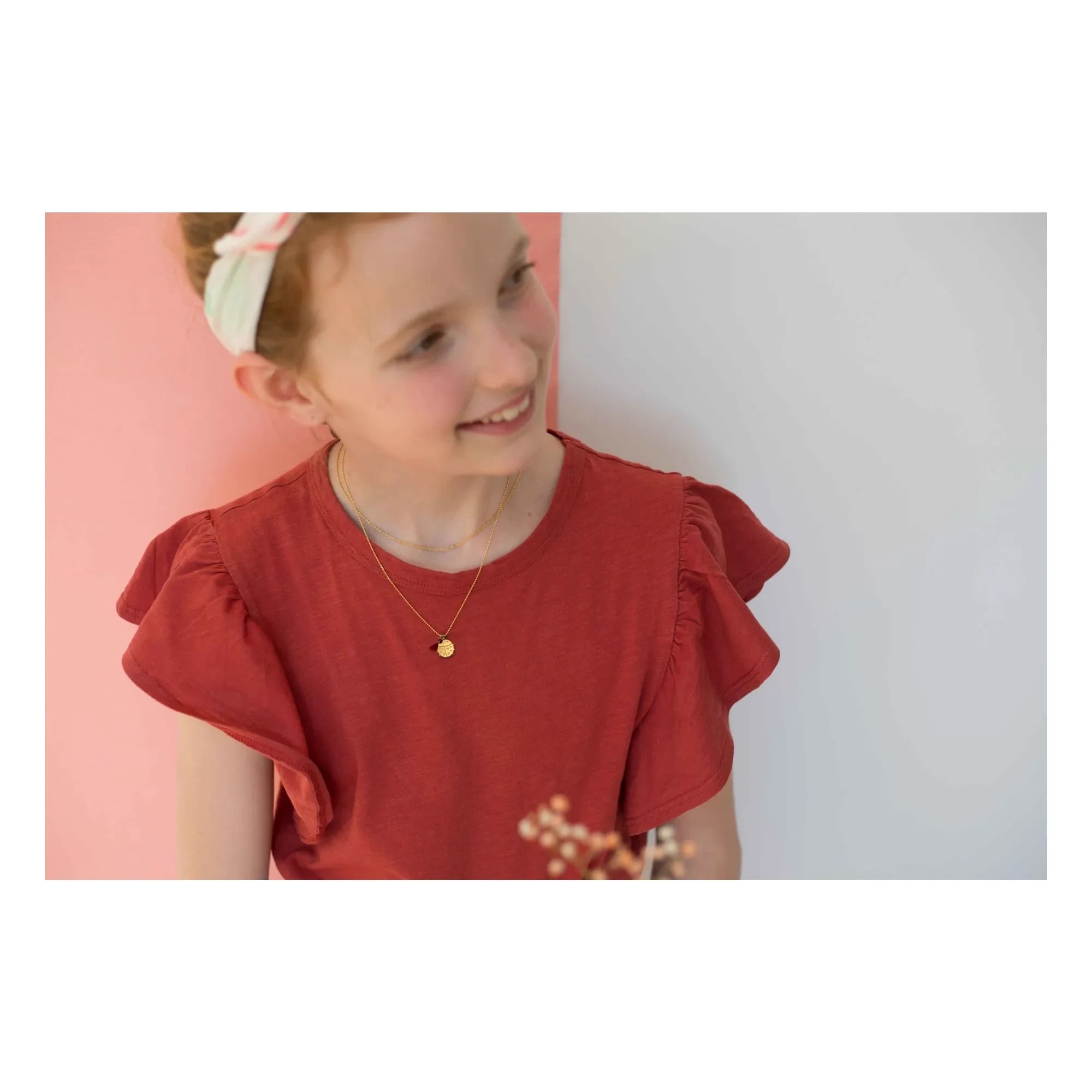 Adorabili - Collar de mariquita | Oro