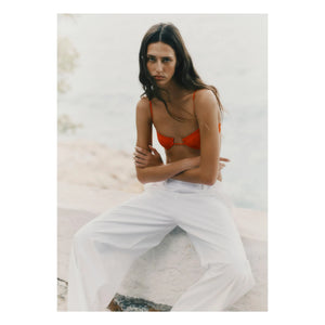 Vanessa Sposi - Pantalones informales de algodón | Marfil