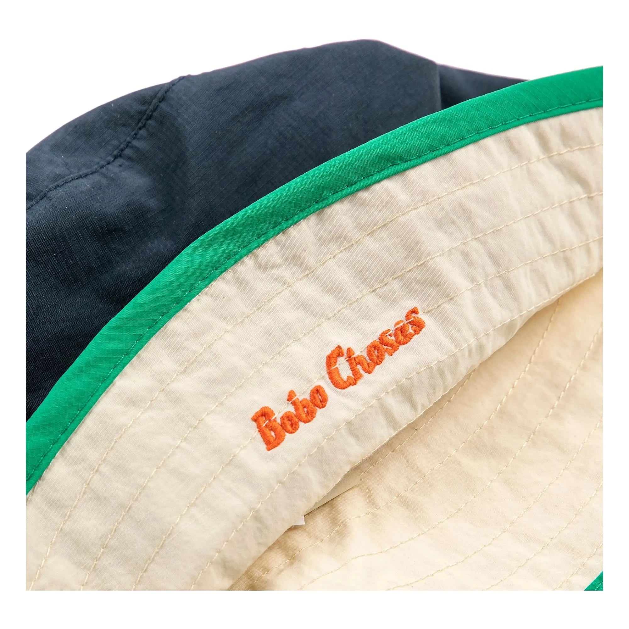 Bobo Choses - Gorra de algodón reciclado con bloques de color | Azul