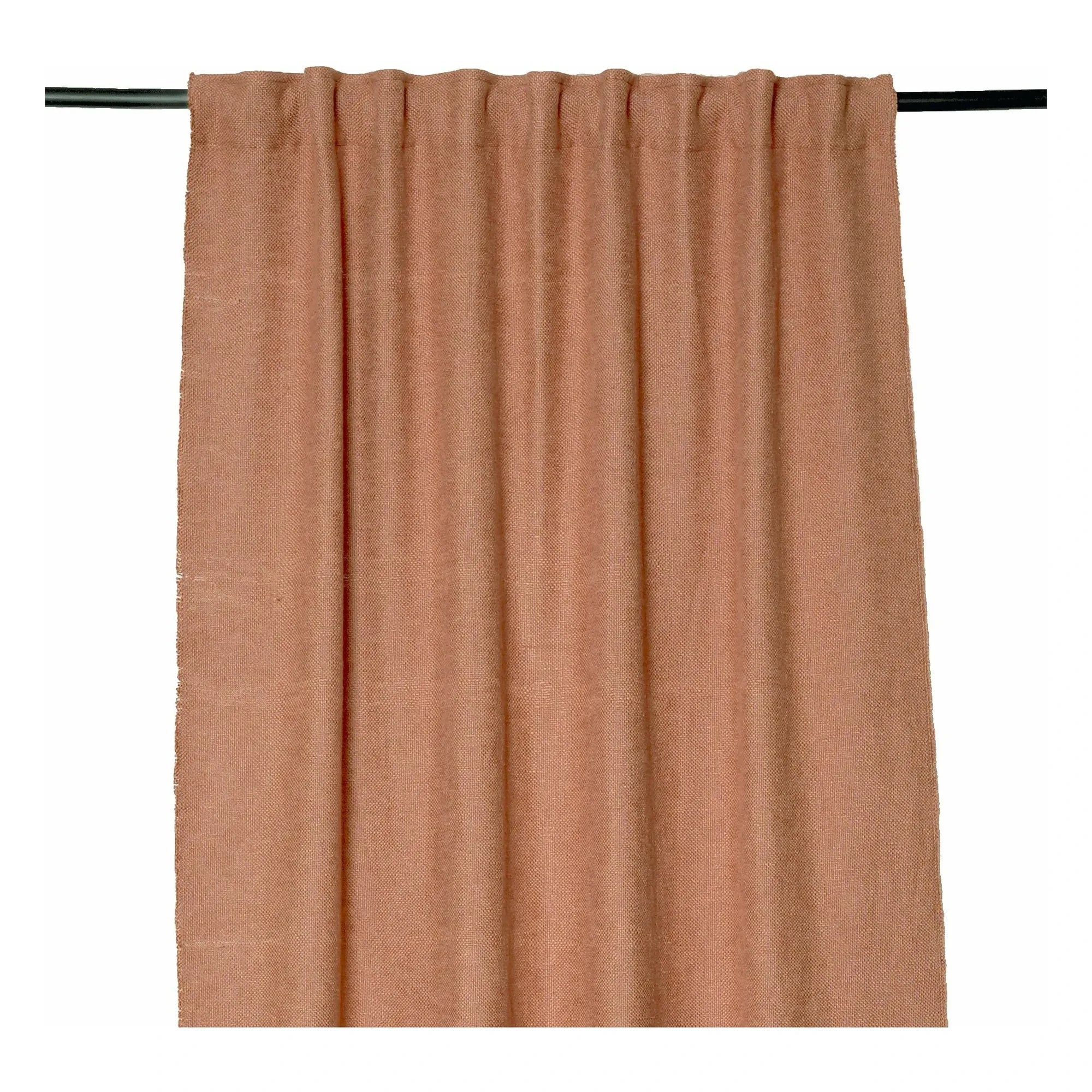 Haomy - Cortina de lino California | Mocha