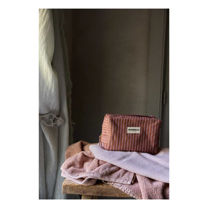 Gabrielle Paris - Neceser de rayas lila | Rosa