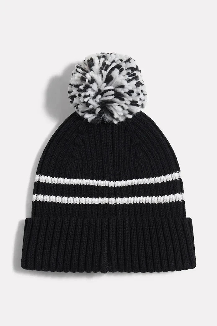 Gorro New Balance de algodón con pompón para niños