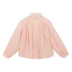 a.p - Camisa de Algodón Orgánico a Rayas | Rosa