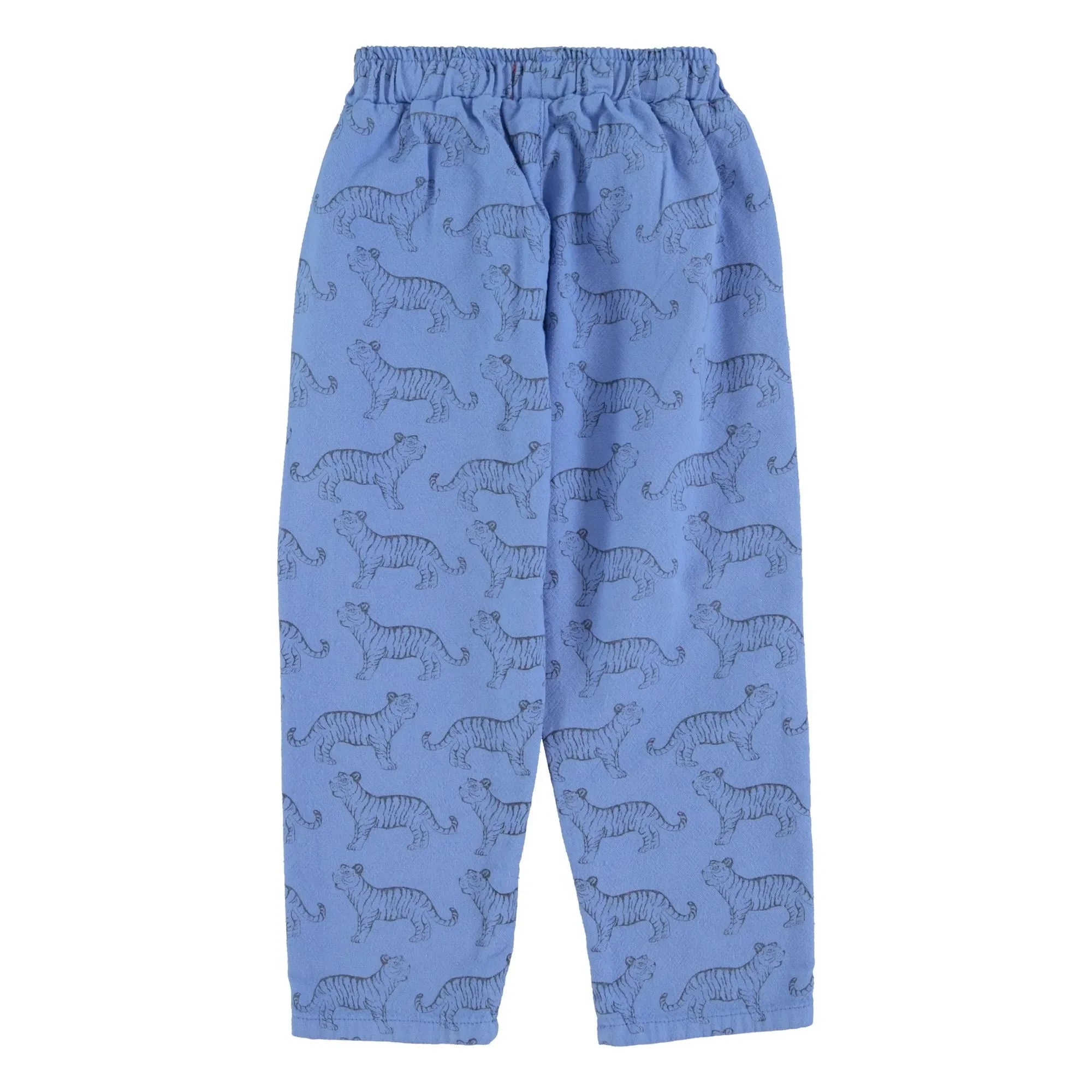 Piupiuchick - Pantalón de algodón orgánico con tigres | Azul