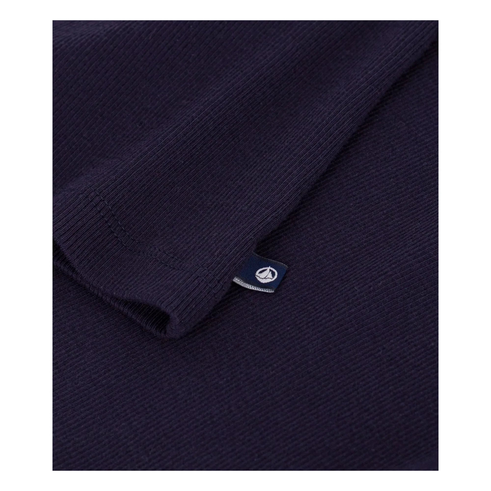 Petit Bateau - Camiseta Nervada Icónica | Azul Marino