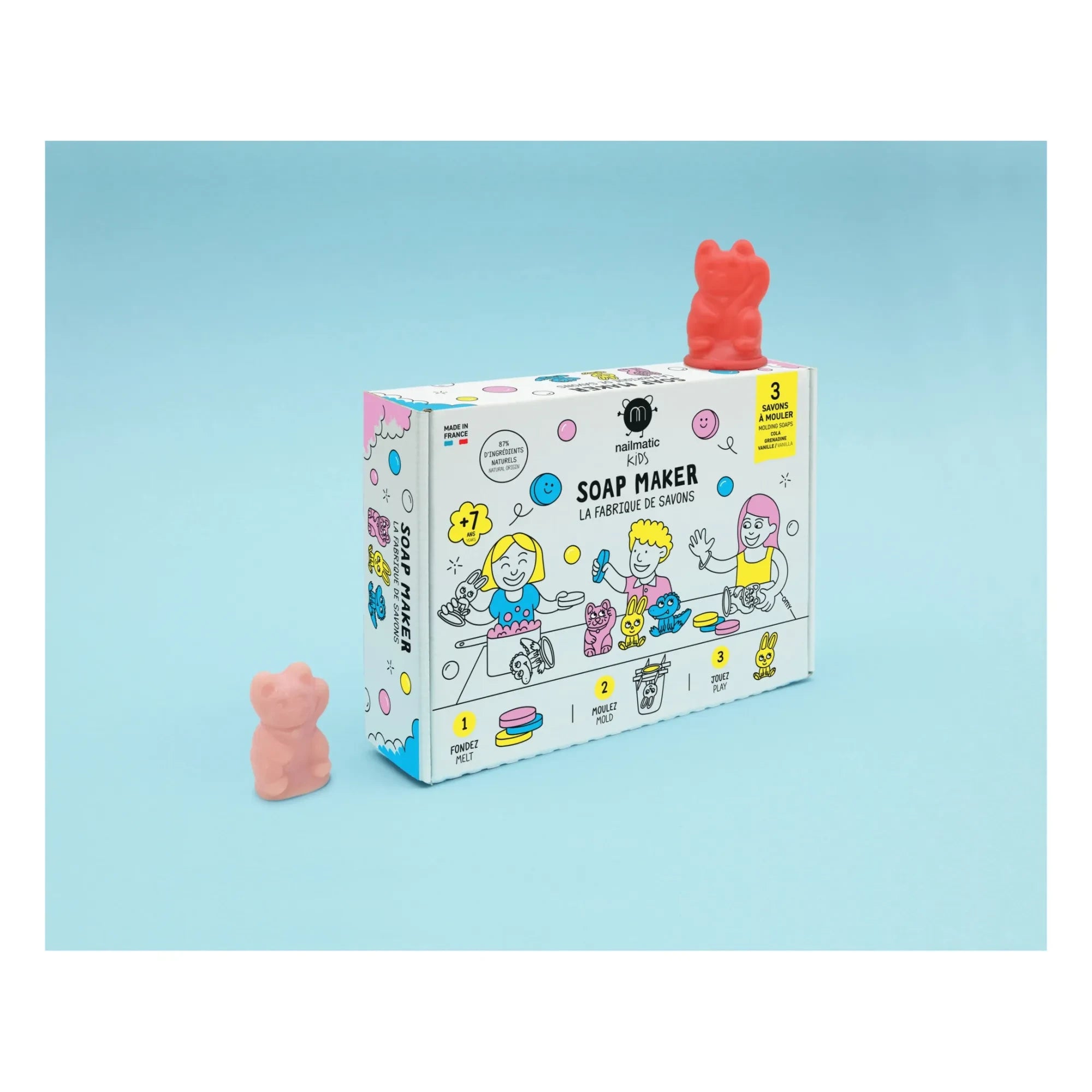 Nailmatic Kids - La fábrica de jabones - 3 jabones