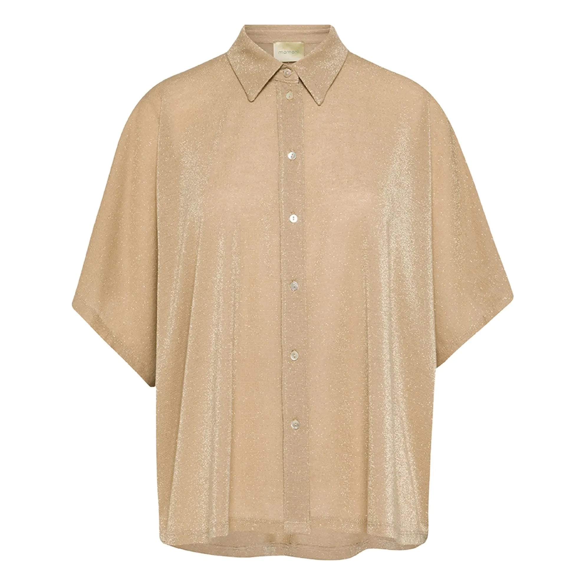 Momoni - Camisa Metálica Brooklyn | Oro