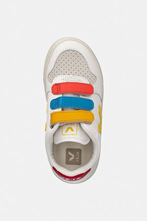 Zapatillas deportivas de cuero Veja Small V-10 para niños