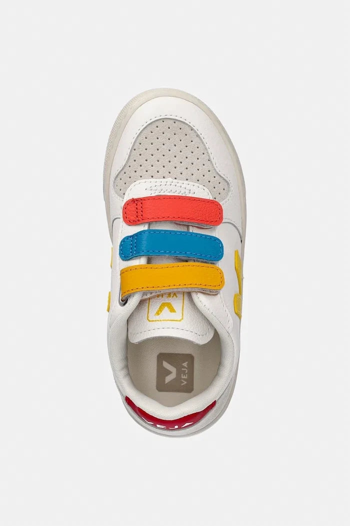 Zapatillas deportivas de cuero Veja Small V-10 para niños