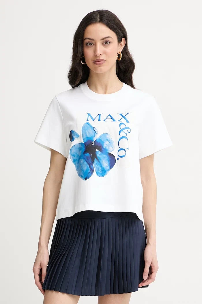 Max&Co. MCOMAMBO camiseta de algodón para mujer