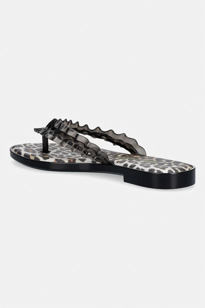Melissa sandalia de mujer tipo chancla FLIP FLOP SLIM + GANNI AD