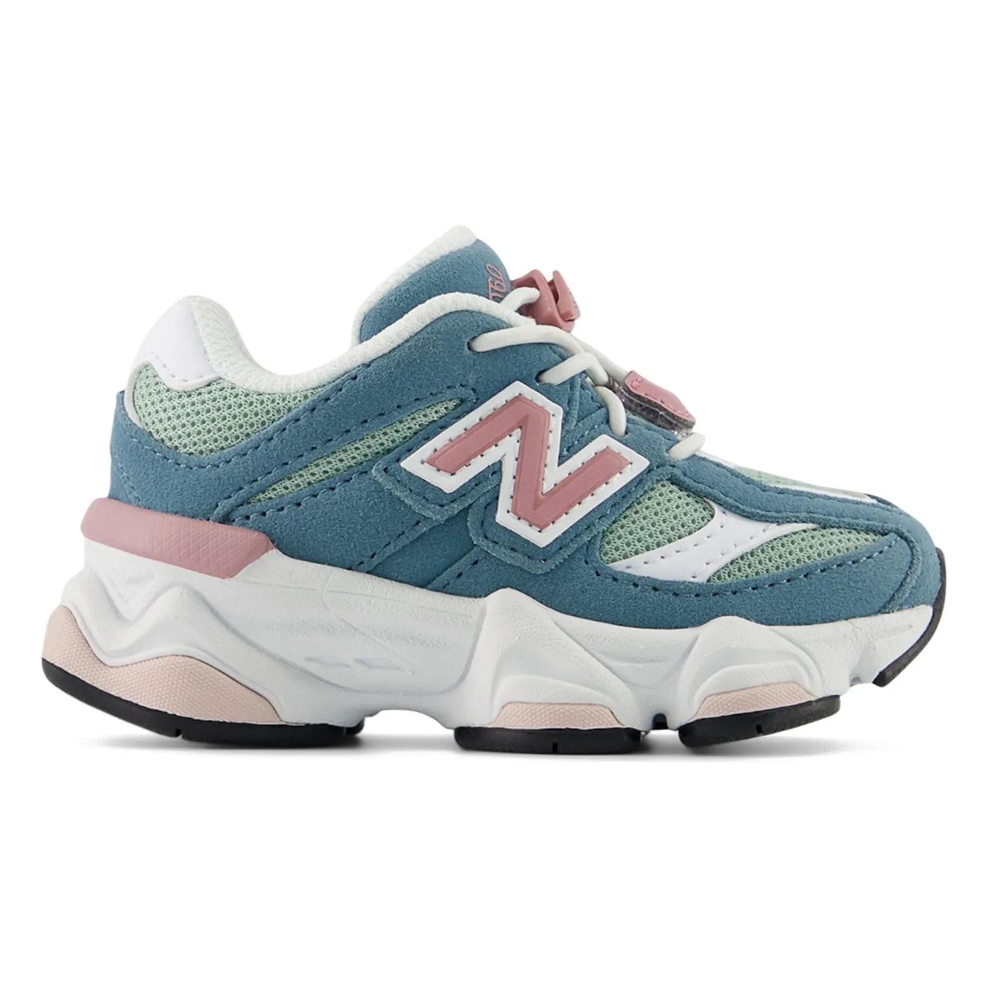 New Balance - 9060 Zapatillas con cordones elásticos | Verde Oscuro