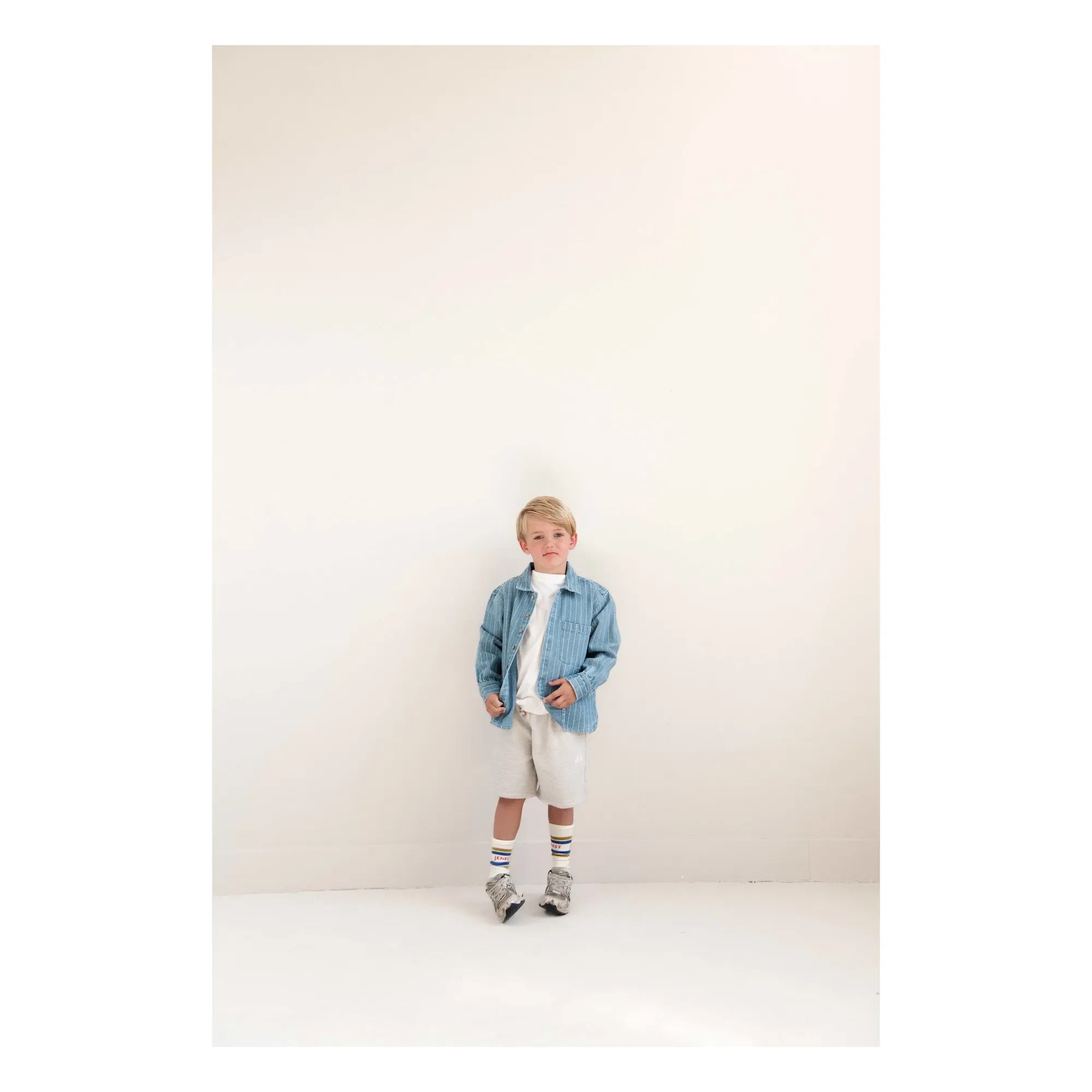 Jenest - Shorts de algodón orgánico Xavi | Gris claro