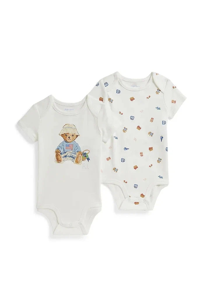Polo Ralph Lauren Bodies de Algodón para Bebé (Pack de 2)
