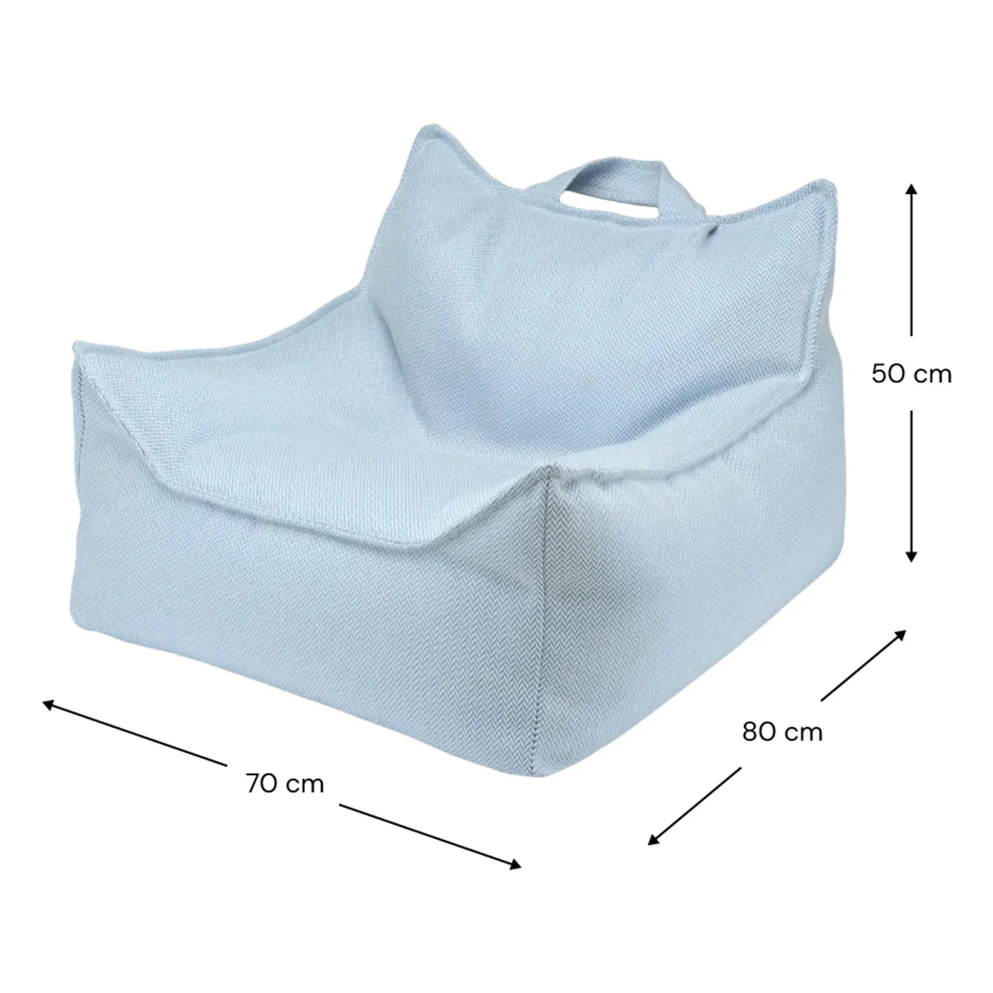 Wigiwama - Sillón de exterior azul claro