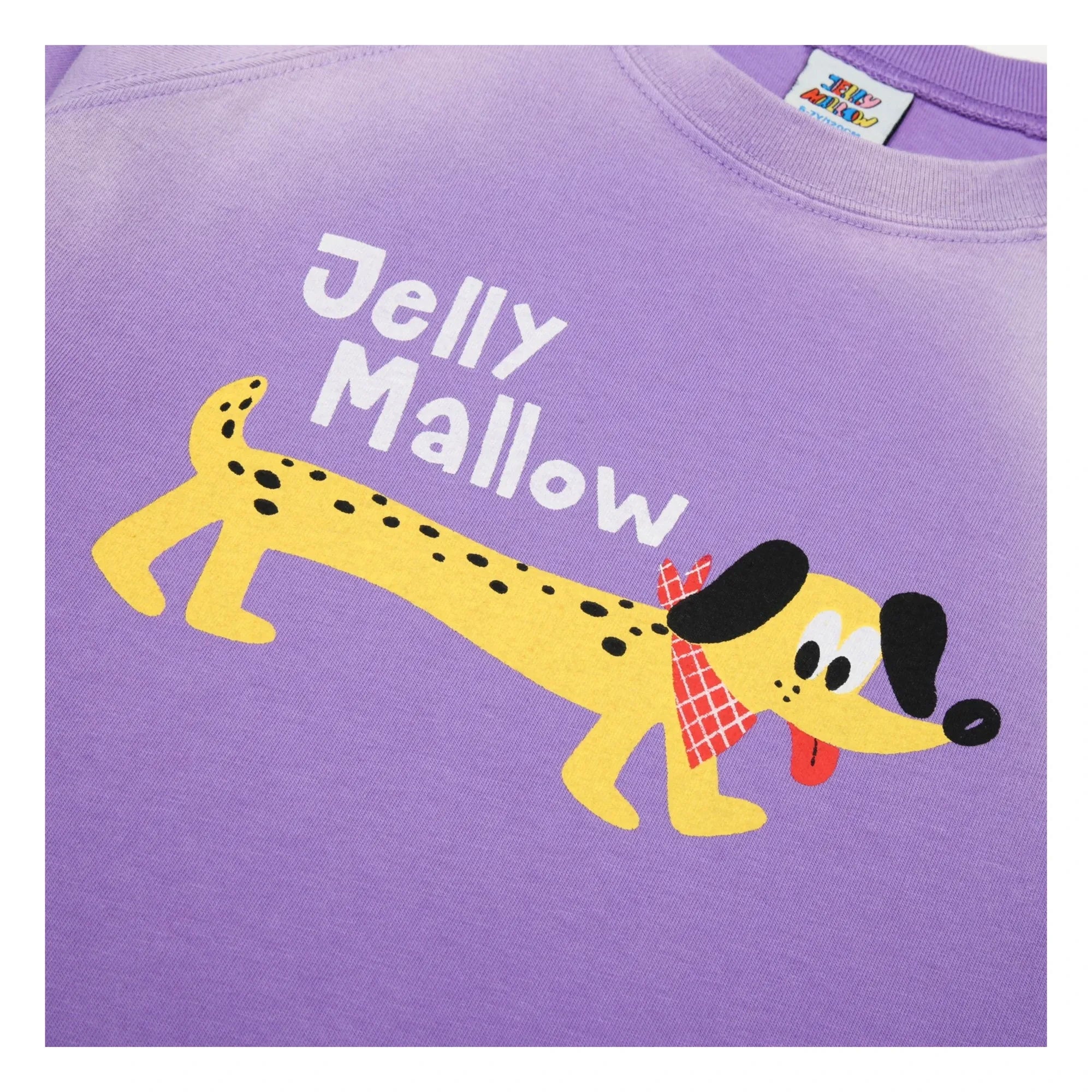 Jelly Mallow - Camiseta Tie and Dye para Perro | Morado