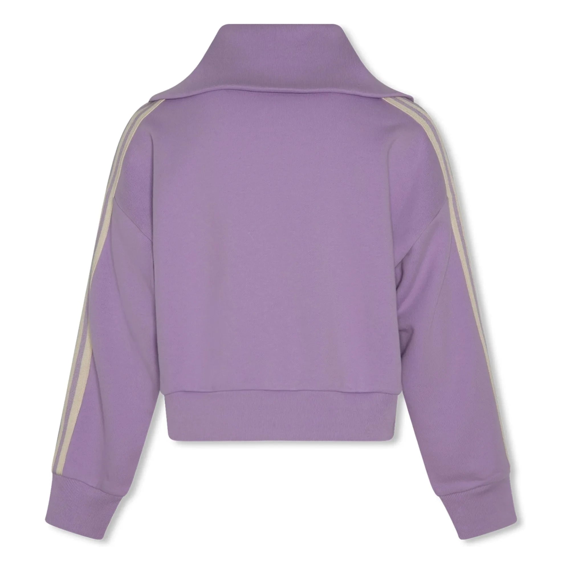 AO76 - Sudadera con cremallera de algodón reciclado Jane | Lila
