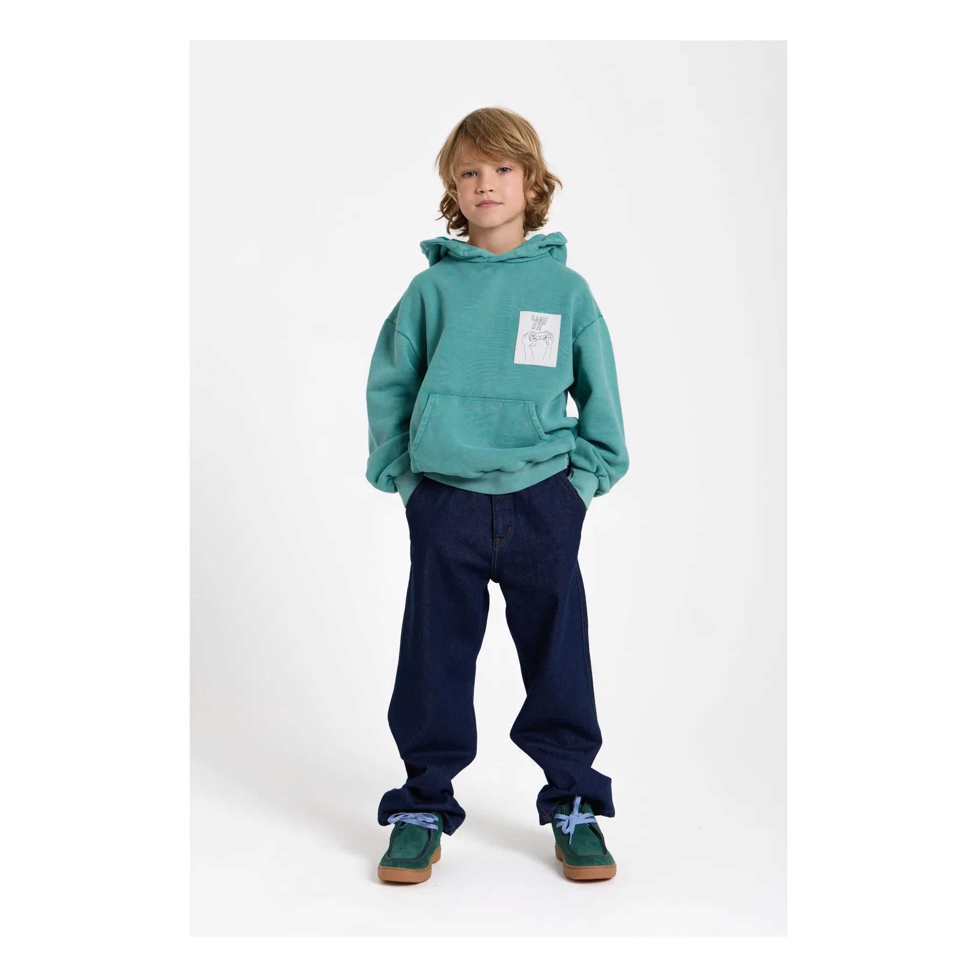 Finger in the nose - Sudadera de algodón orgánico Hope | Verde