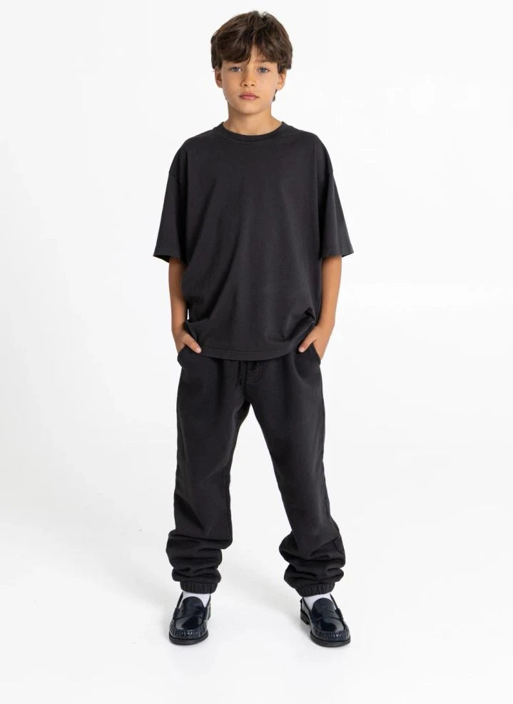 Smallable Kid - Rush Jogger de Algodón Orgánico | Negro