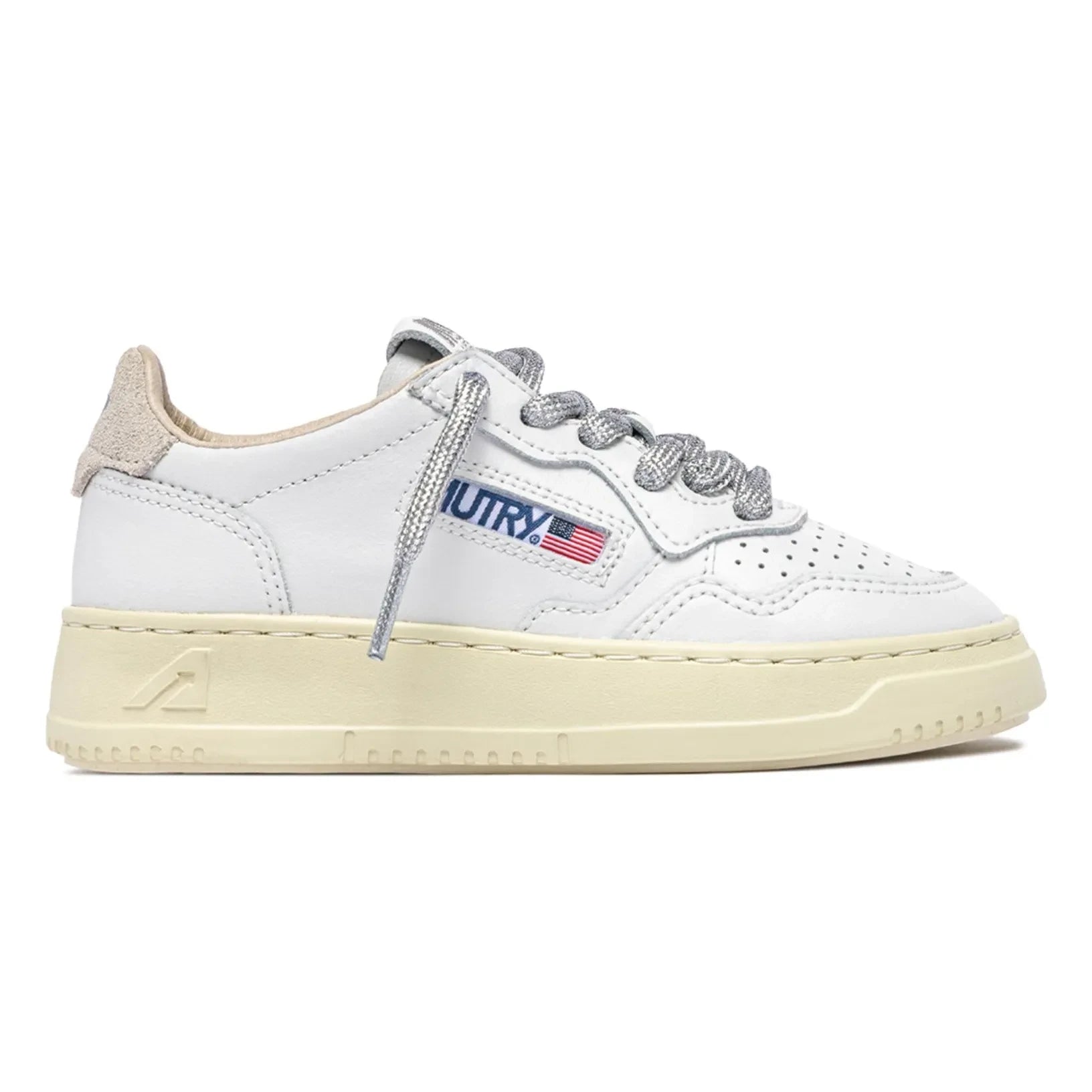 Autry - Zapatillas bajas Medalist de piel y ante para niños | Blanco