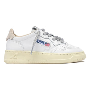 Autry - Zapatillas bajas Medalist de piel y ante para niños | Blanco
