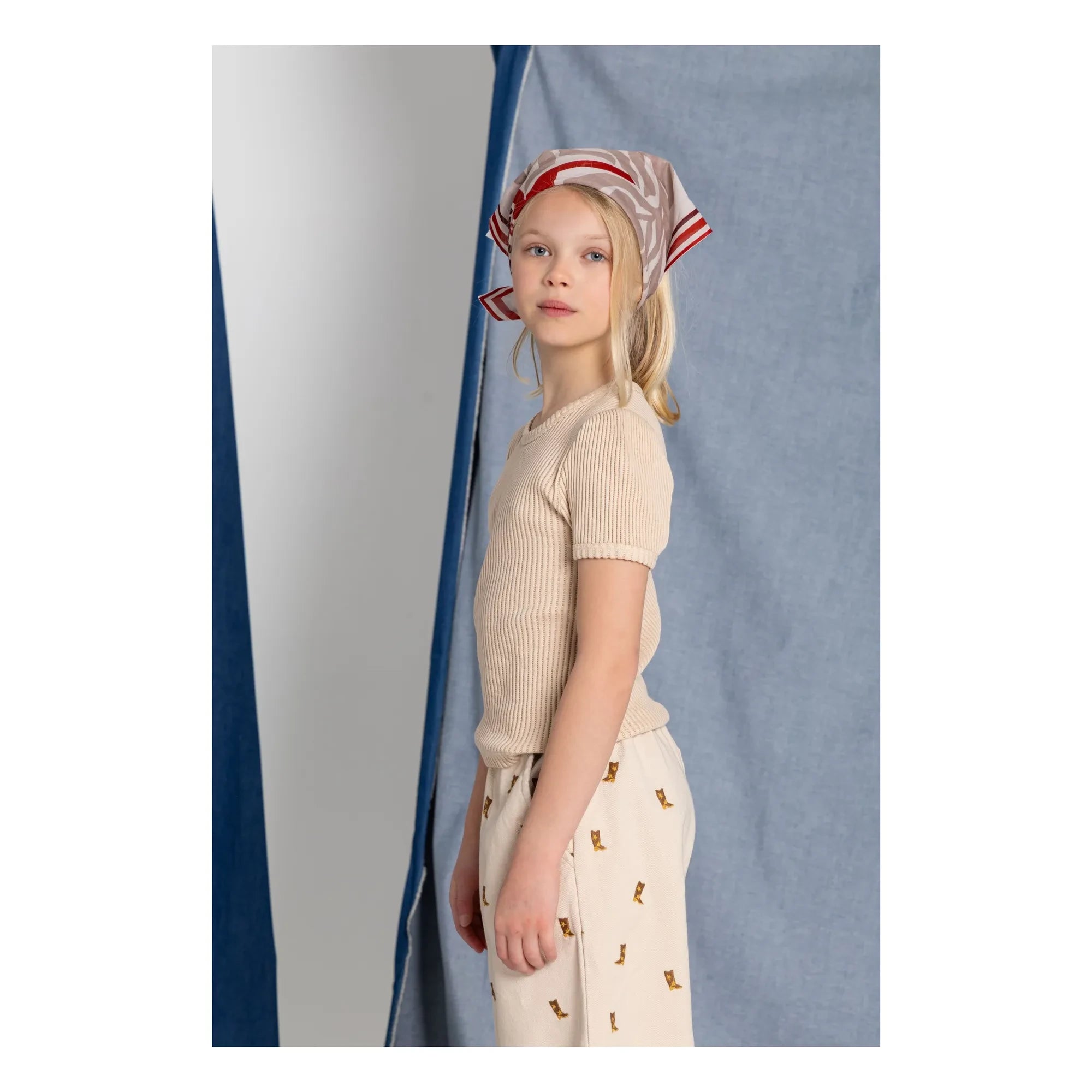Hundred Pieces - Nova organik pamuklu T-shirt | Krem