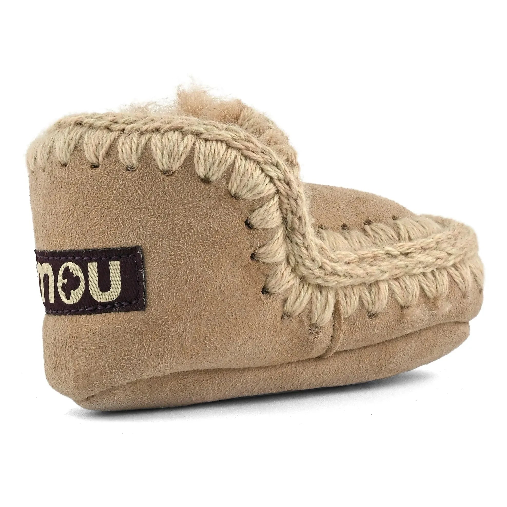 Mou - Zapatillas de estar por casa de ante estilo esquimal | Camel