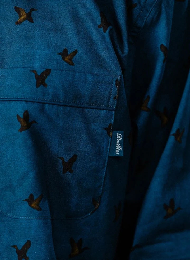 Pockies - Ördek Pijama Gömleği | Peacock Blue