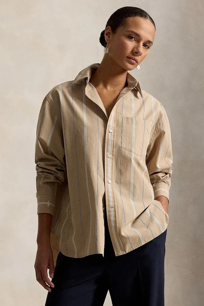 Camisa de algodón Polo Ralph Lauren para mujer