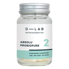 D-LAB NUTRICOSMETICS - Absolu Probiopure equilibrio flora intestinal Suplemento alimenticio - 1 mes