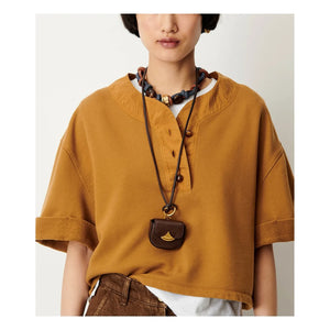 Sessùn - Camiseta Lift de algodón | Avellana
