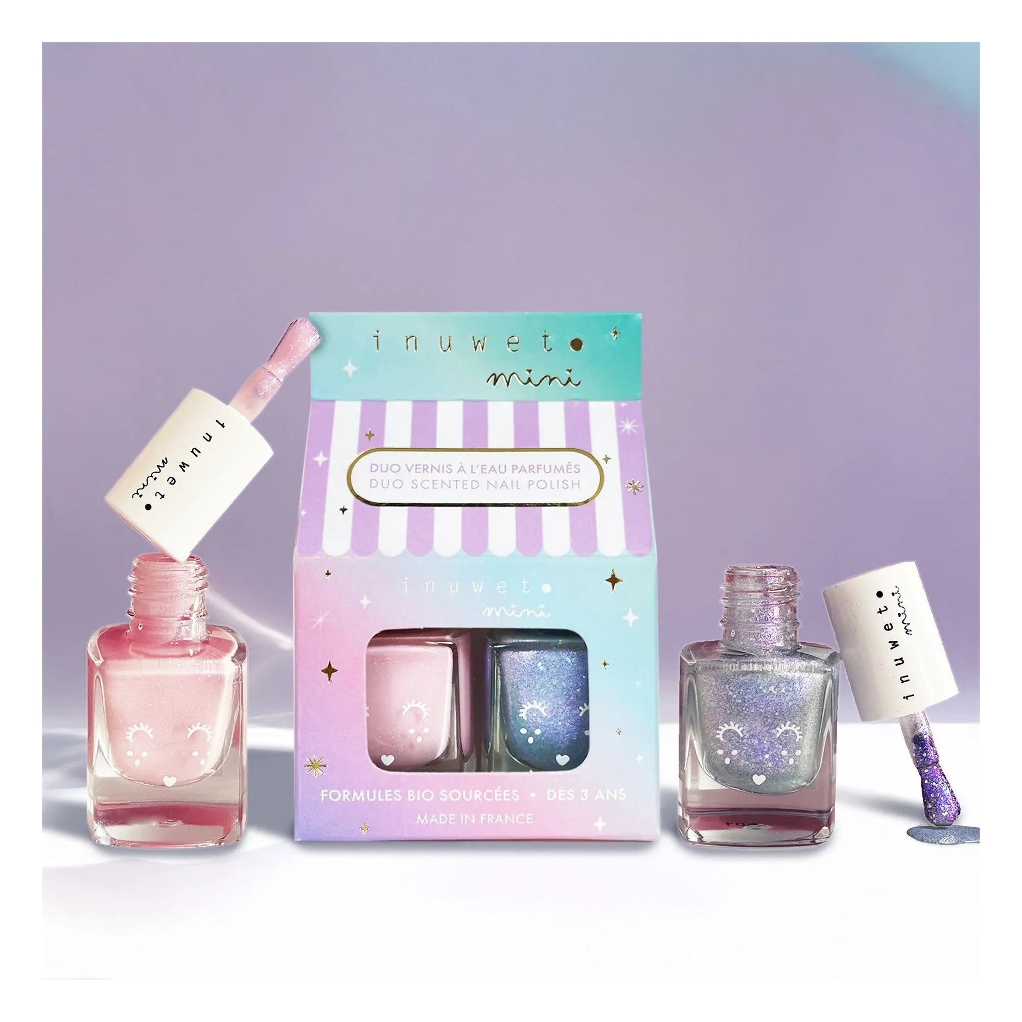 Inuwet - Esmalte de Uñas Princess Aqualand - Set de 2