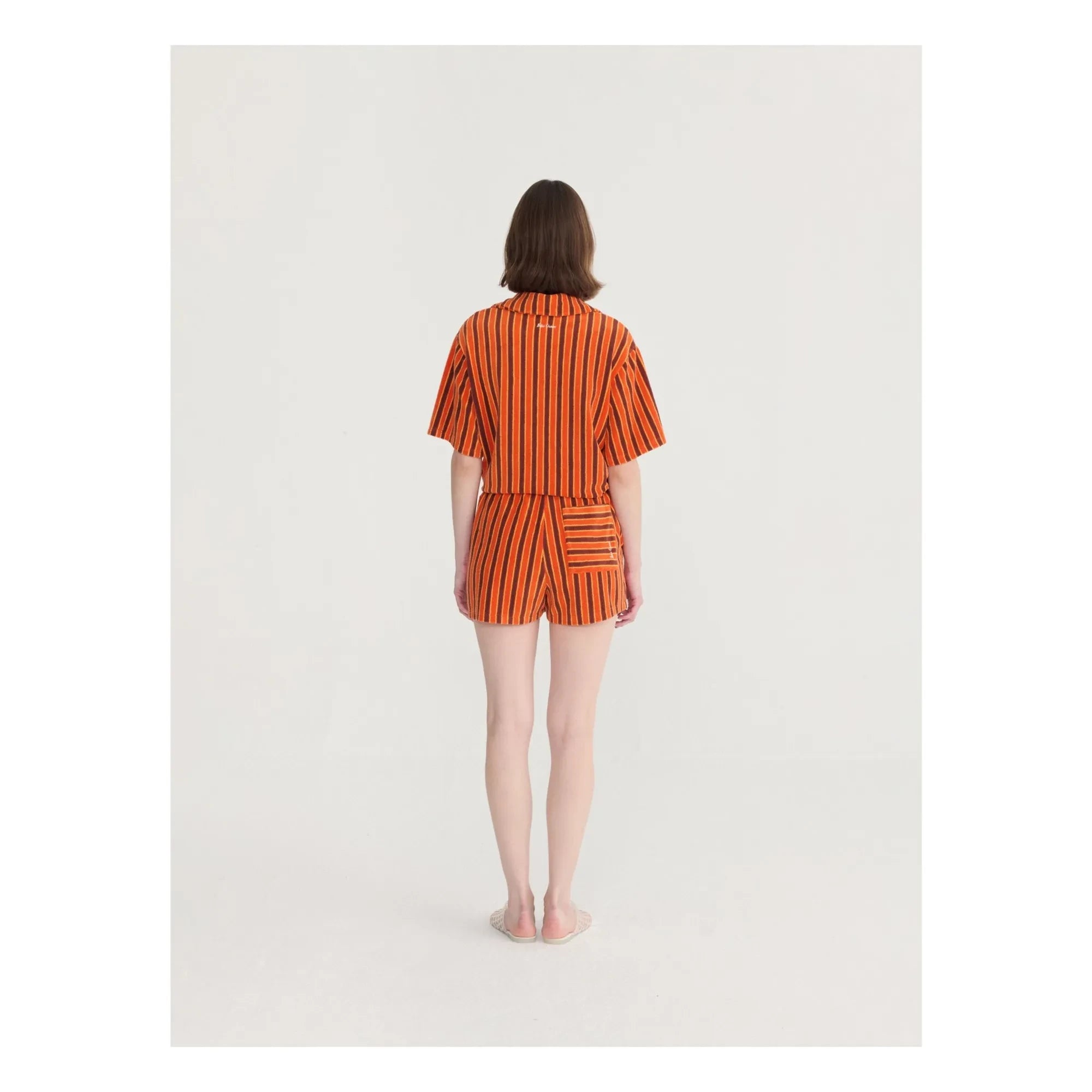 Bobo Choses - Shorts cortos de felpa | Camel