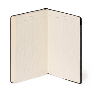 Legami - Cuaderno Rayado, Cubierta Suave Monocromática - Grafito Profundo - Mi Cuaderno