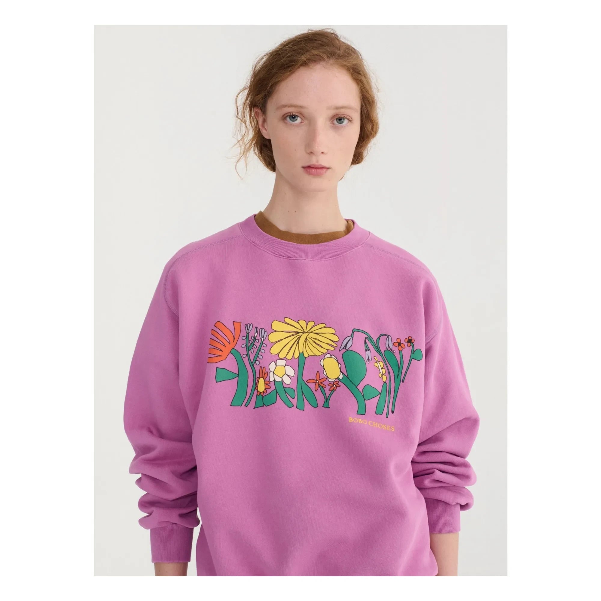 Bobo Choses - Sudadera Color Herbalis Algodón Orgánico | Morado
