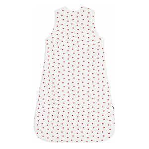 Petit Bateau - Saco de dormir con motivos de corazón | Blanco