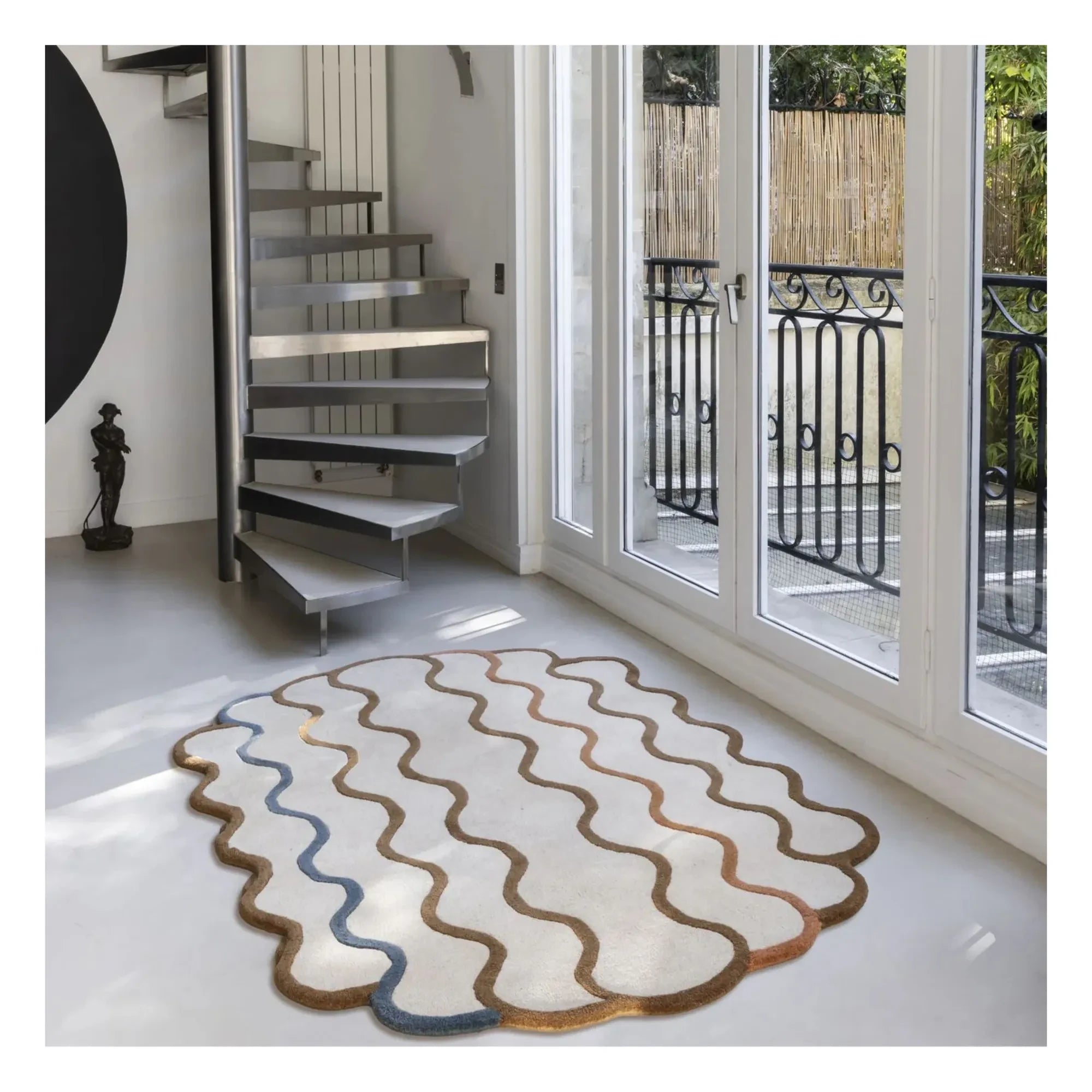 Edito - Alfombra de lana Shell | Beige