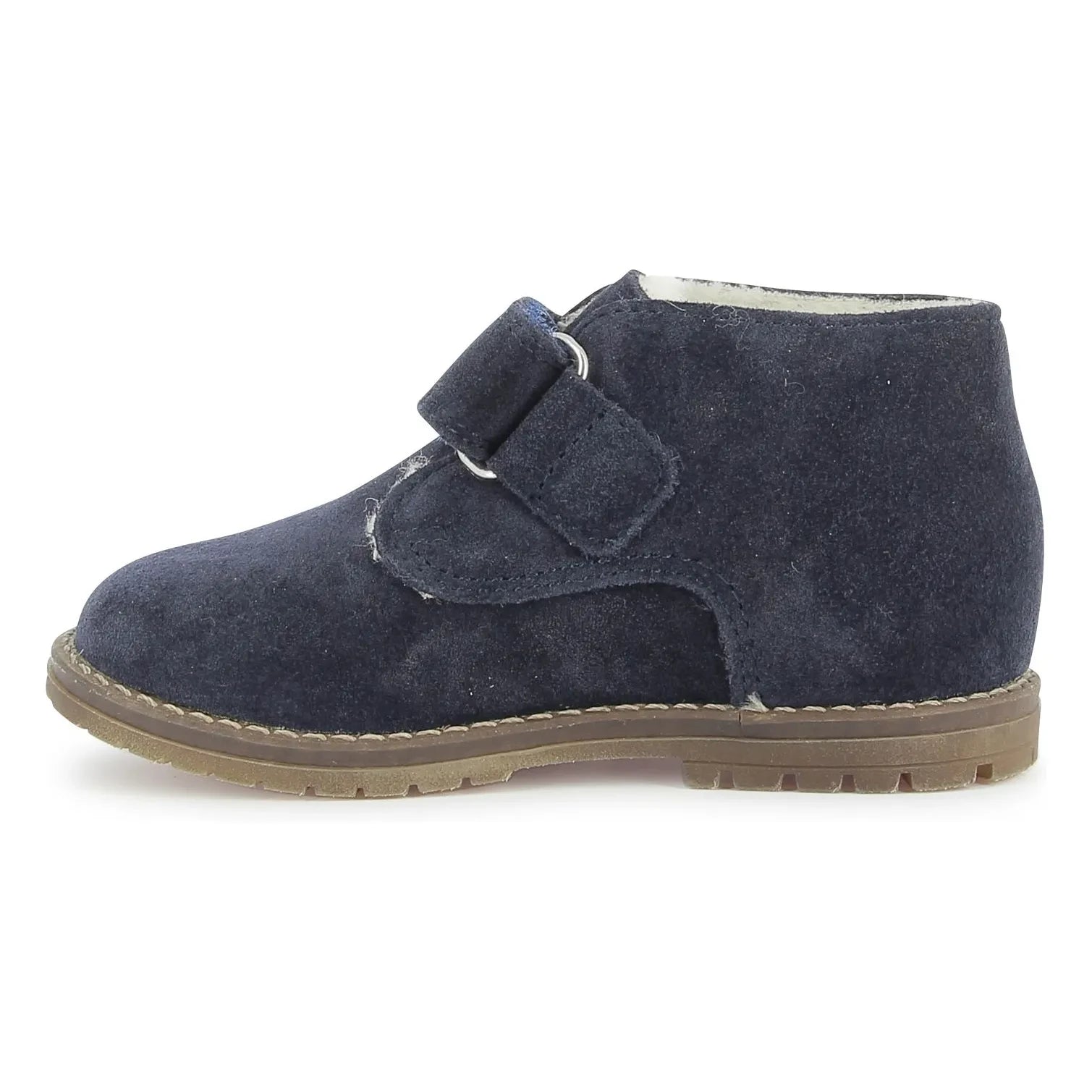 Tartine et Chocolat - Botines de terciopelo Easy Fur | Azul marino