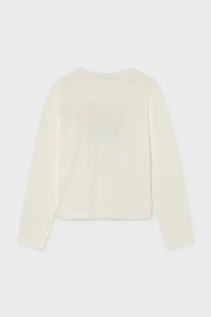 Blusa Mayoral de manga larga de algodón y elastano para niña