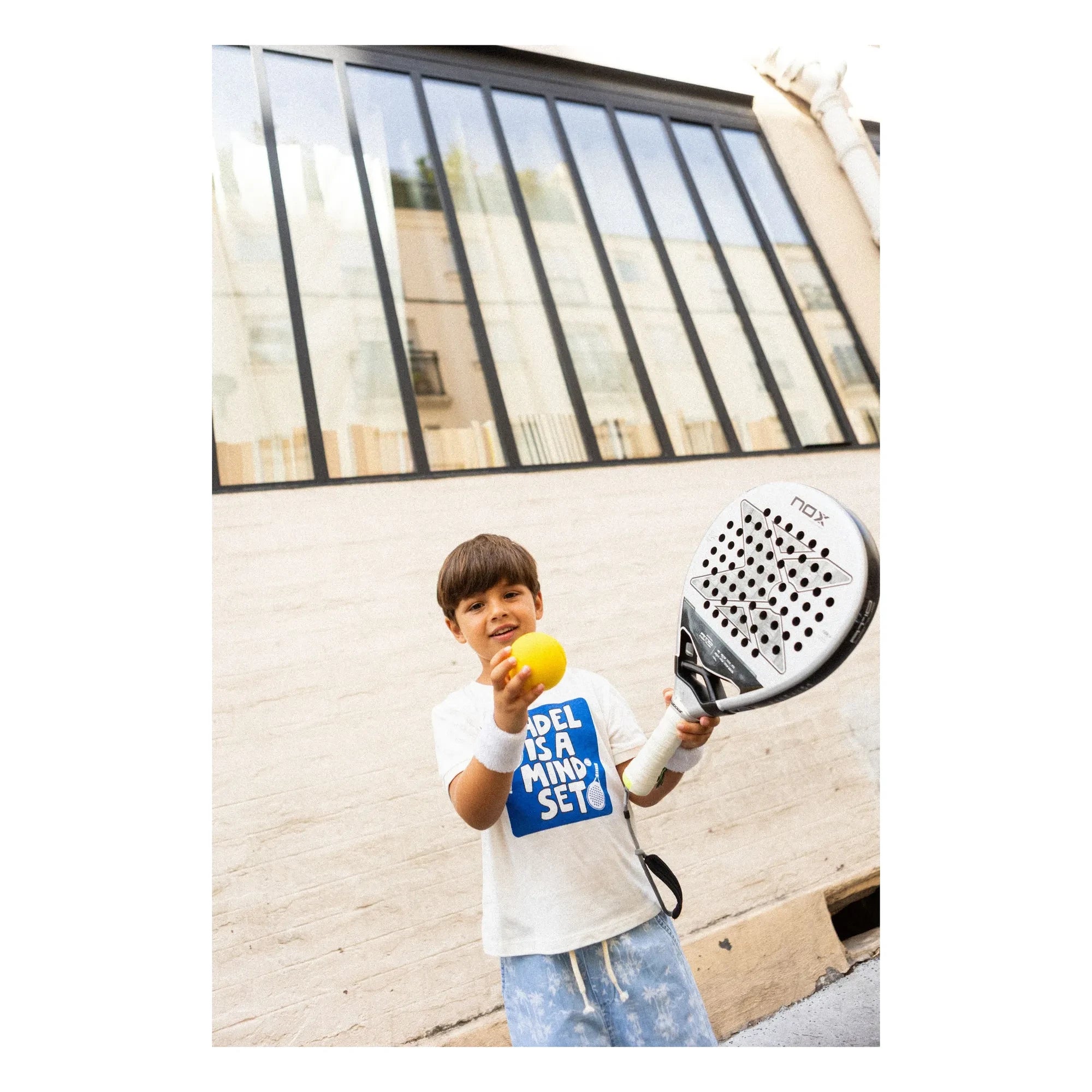 Louis Louise - Camiseta Tom Padel | Blanco